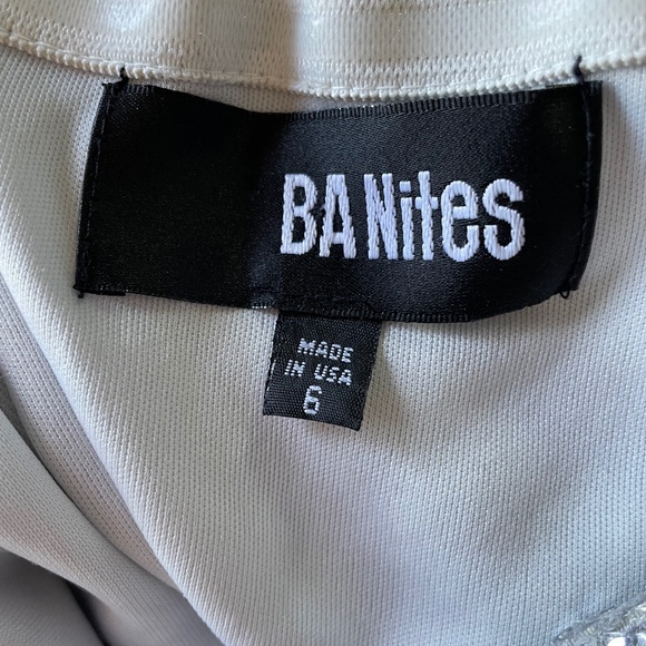 Silver Strapless Sequin Party Dress - Picture 10 of 10